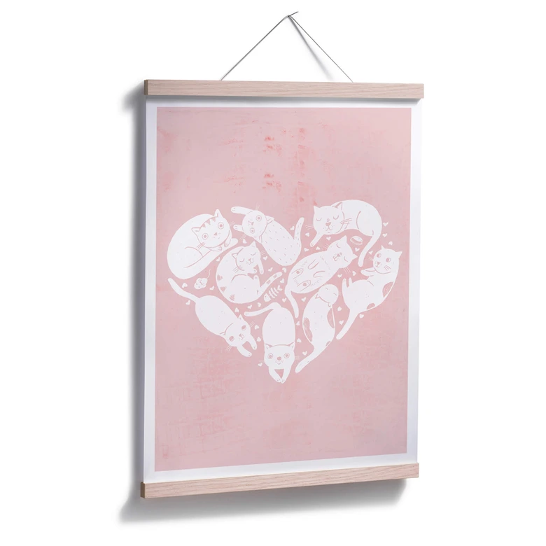 Poster Loske - Cat Heart 