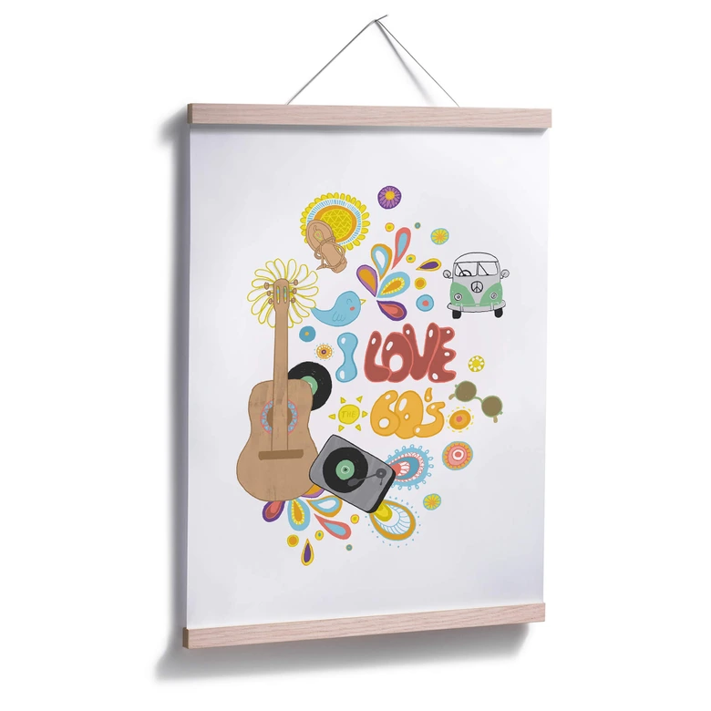 Poster Loske - I love the 60s 