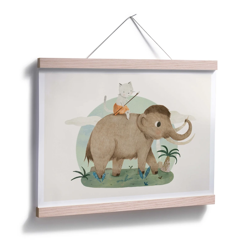 Póster Loske - En la Edad de Piedra 