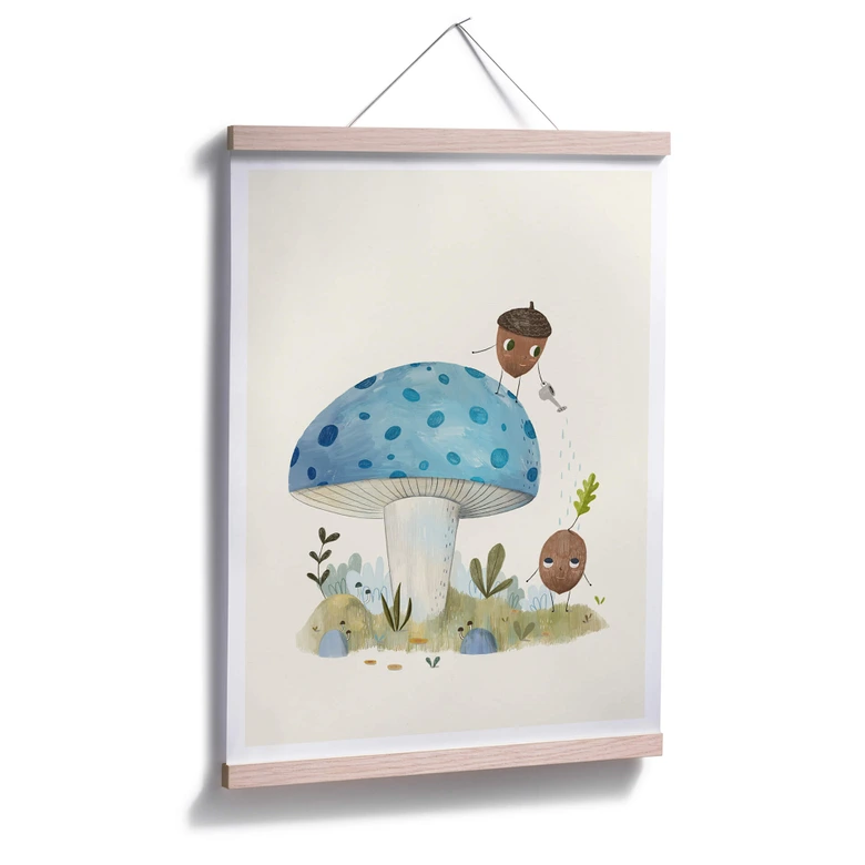 Poster Loske - Barn i naturen  