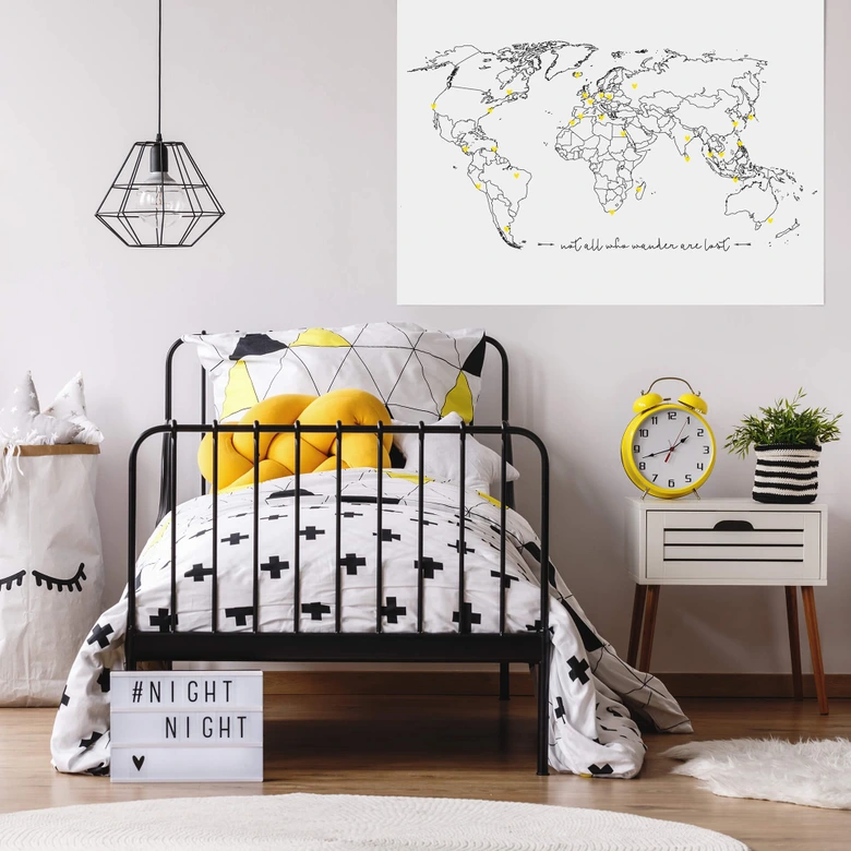 Poster Not who are lost + Heart stickers 