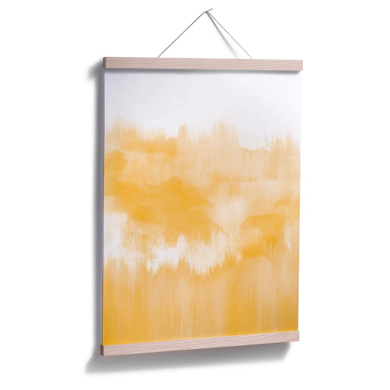 Poster Nouveauprints - Watercolour Brush Strokes (gelb) 