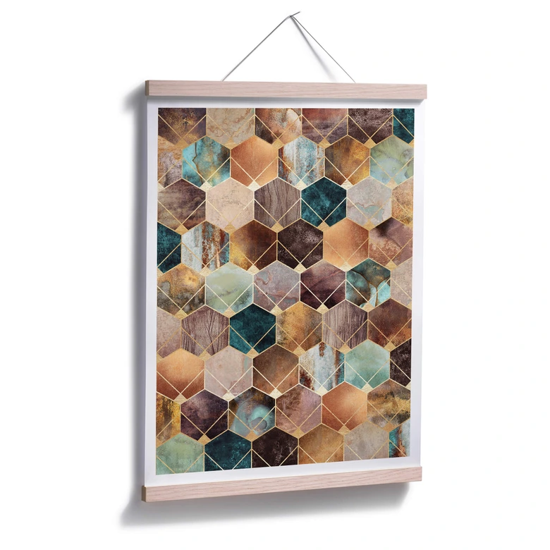 Poster Fredriksson - Hexagone: Gold und Kupfer 