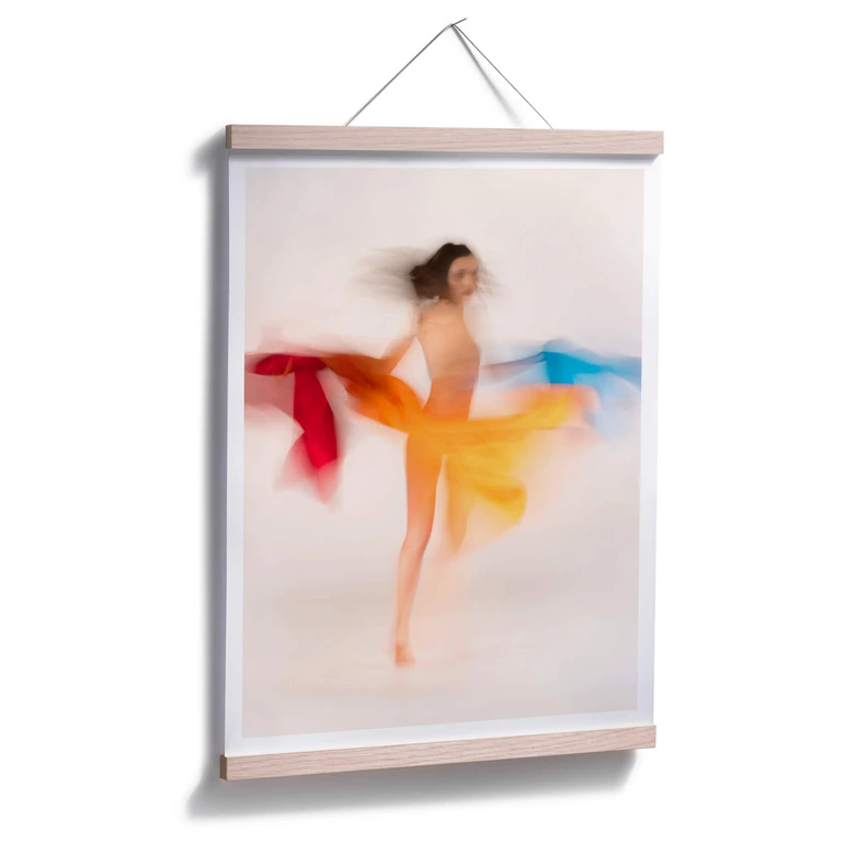 Poster Raga - Tanzende Farben 