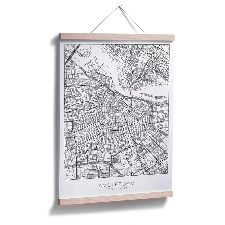 Poster Plan d'Amsterdam 