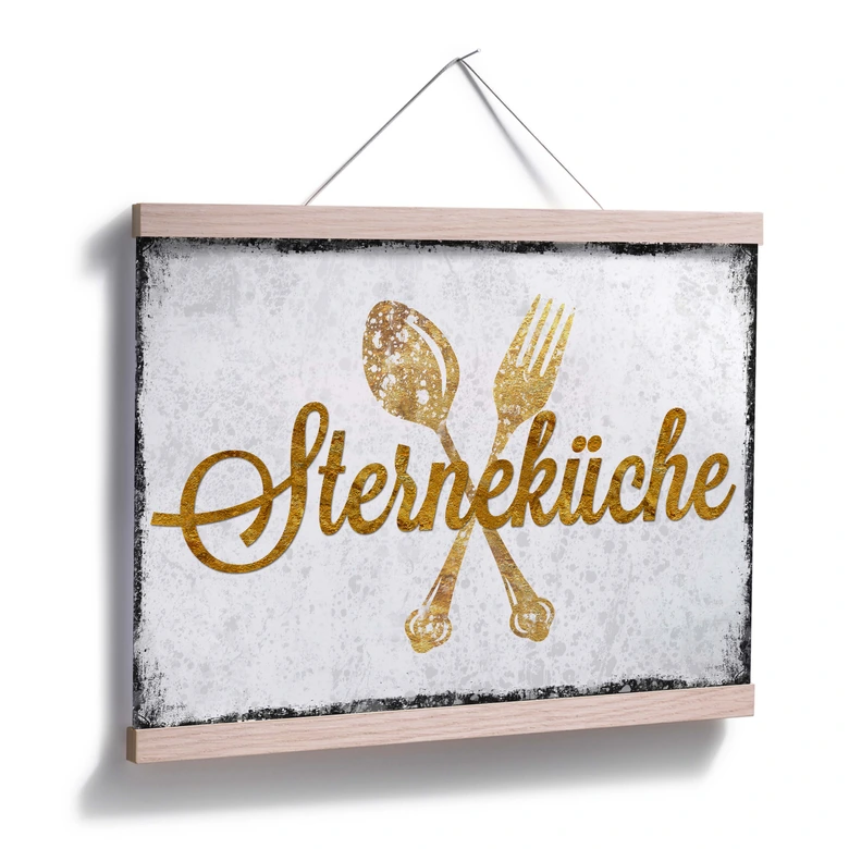 Poster Sterneküche 