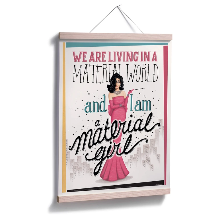Poster Tohmé - Material Girl 