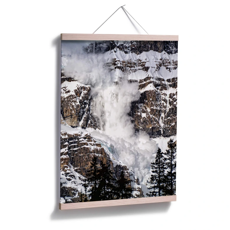 Póster Turgeon - La avalancha 