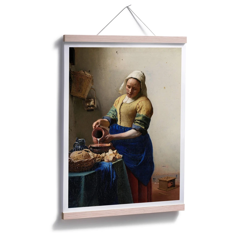 Poster Vermeer - The Milkmaid 