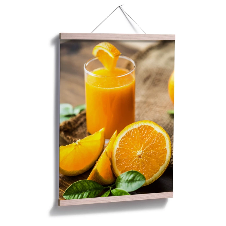 Plakat Świeży sok pomarańczowy 