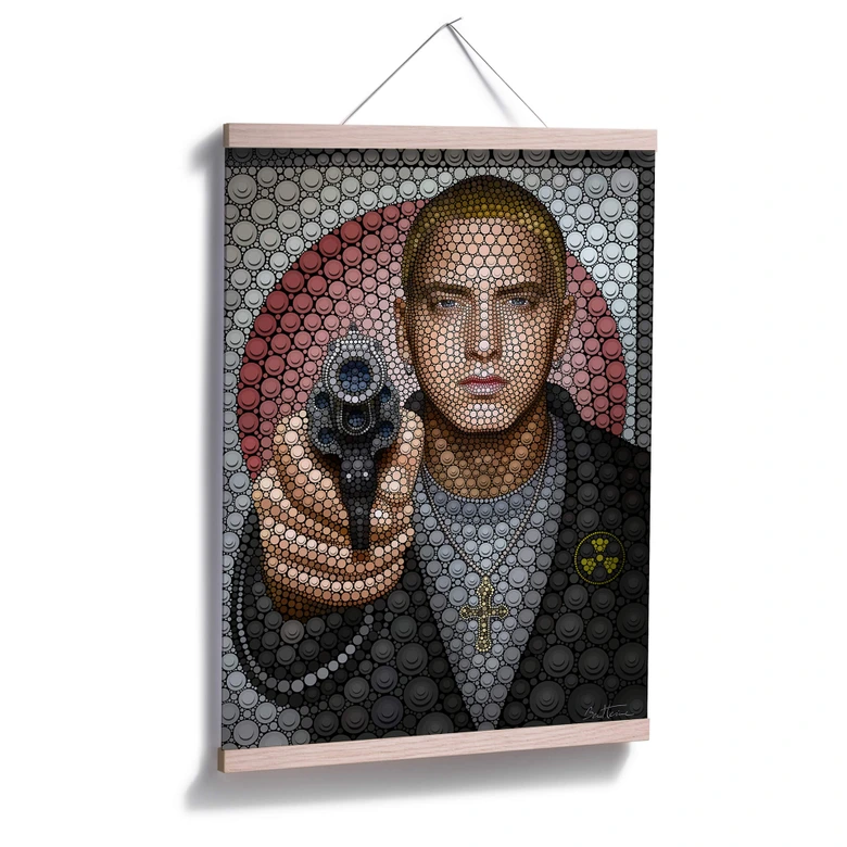 Poster Ben Heine - Circlism: Eminem 