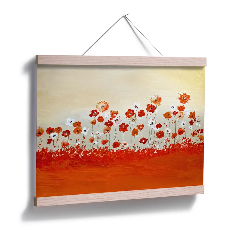 Poster Melz - Fröhliche Blumen 