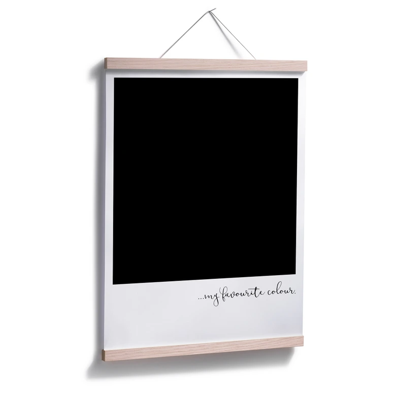 Poster My favourite colour - black 