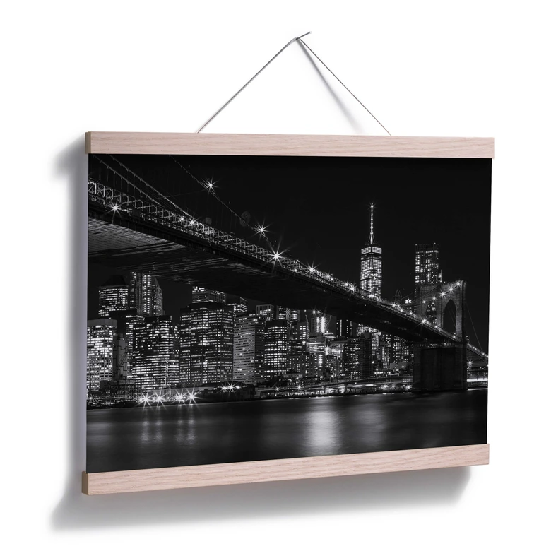 Poster New York bei Nacht 