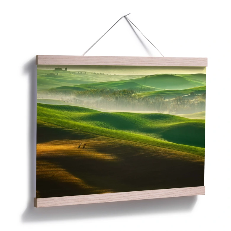 Poster Browko - Grüne Wiesen 