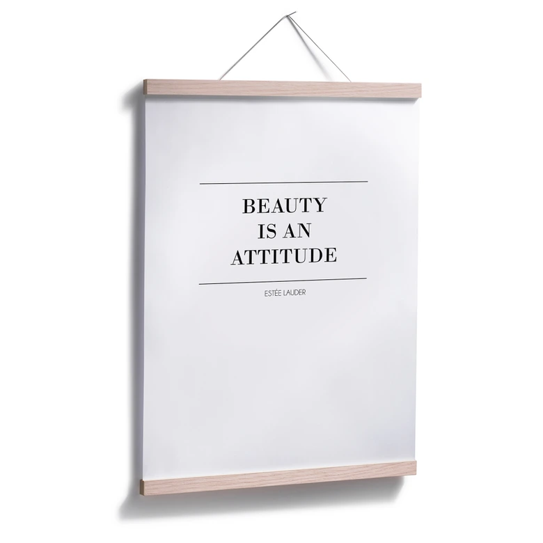 Poster Beauty is an attitude 