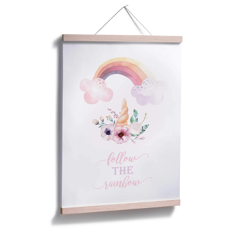 Póster Kvilis - Sigue el arco iris - Arco iris en el paraíso 