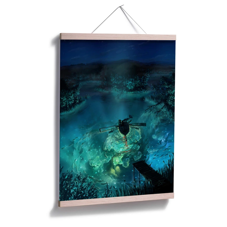Poster aerroscape - Unterwasser Galaxie 