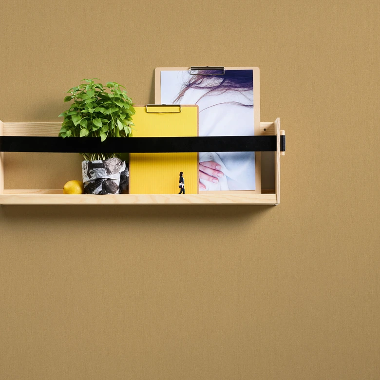 Architects Paper Vliestapete Floral Impression Unitapete einfarbig gelb 