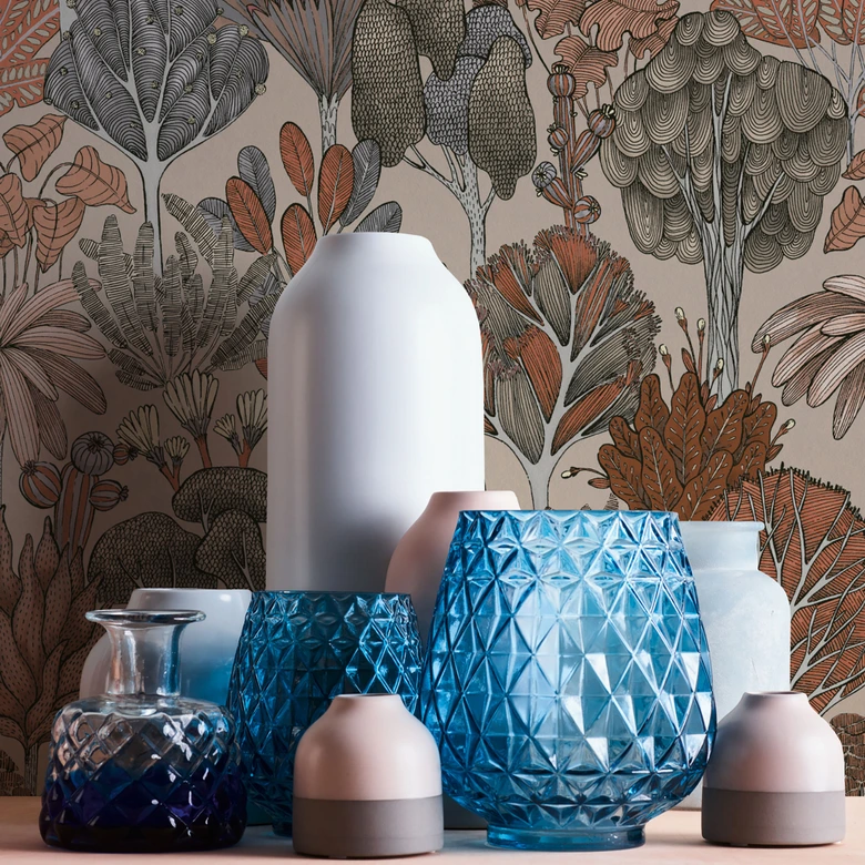 Architects Paper Floral Impression - Papier peint intissé jungle, beige 