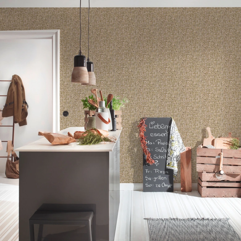 Architects Paper Vliestapete Jungle Chic Tapete in Holzoptik braun, beige 
