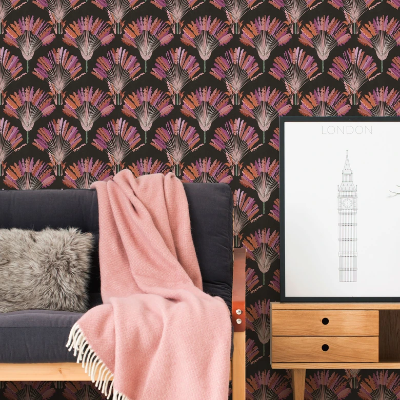 Architects Paper Jungle Chic - Papier peints jungle, noir 