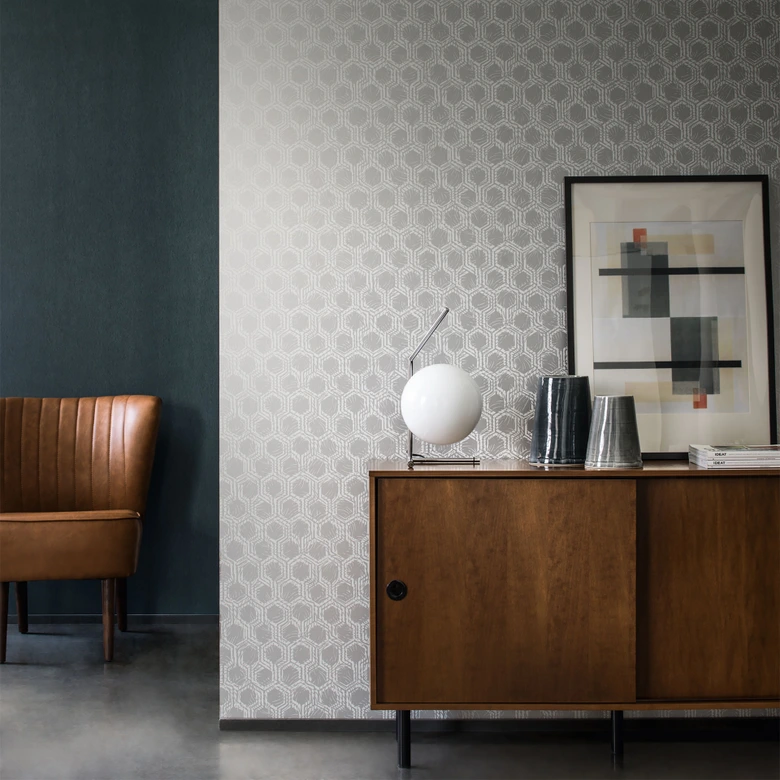 Architects Paper Vliestapete Alpha Unitapete einfarbig blau 