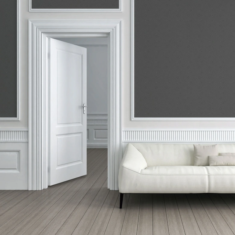 A.S. Création Attractive Papier peint intissé géométrique - gris 