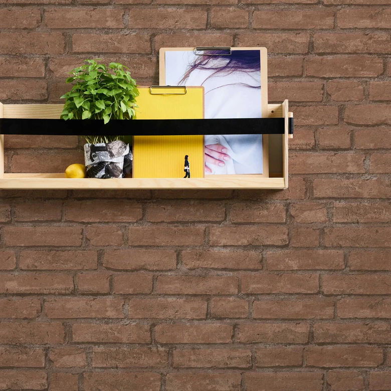 Livingwalls Vliestapete Industrial Tapete in Backstein Optik braun, orange 