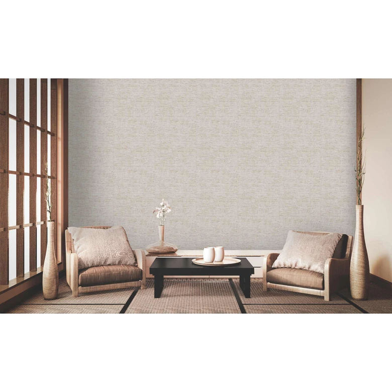 Tapeta flizelinowa Livingwalls Metropolitan Stories tapeta teksturowana Mio Tokio beżowa, szara, metaliczna 