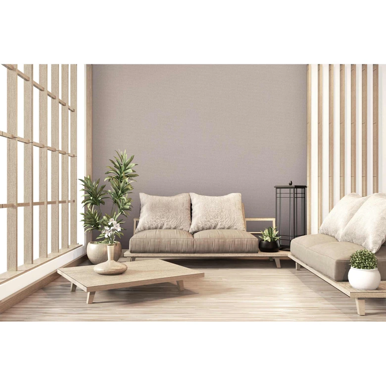 Papel pintado tejido-no tejido de Livingwall Papel pintado unicolor de la unidad Metropolitan Stories Ava New York beige 