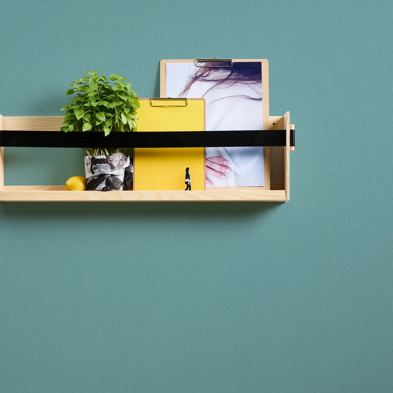 A.S. Création Trendwall 2 - Papier peint intissé uni, bleu 