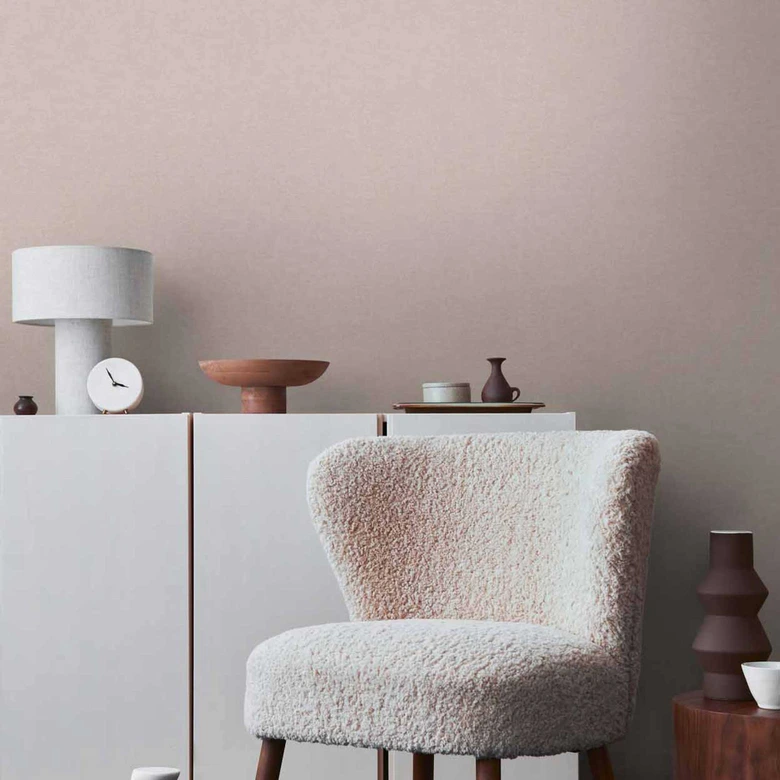 Livingwalls Vliestapete Paradise Garden Unitapete einfarbig beige, braun, grau 