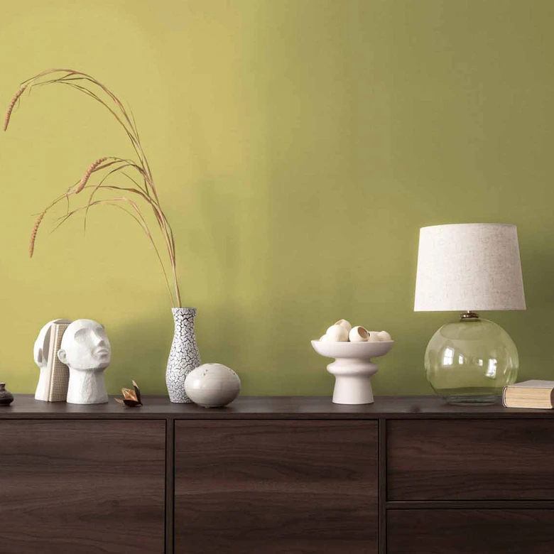 behang groen effen modern van A.S. Creation licht structuurvliesbehang mat 