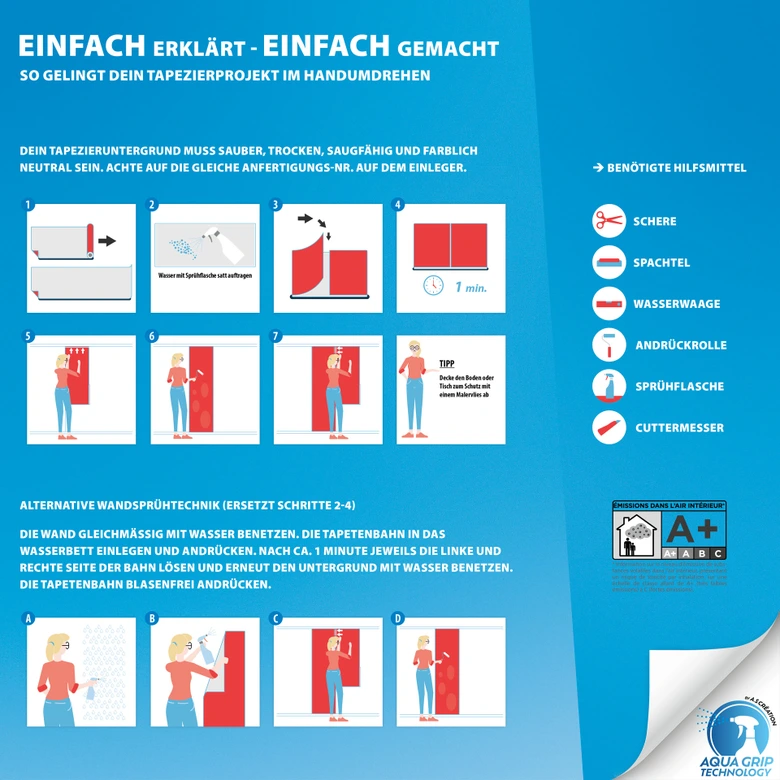Tapeta w kolorowe kwiaty na kremowym tle - tapeta z włókniny w kwiaty - tapetowanie bez kleju 