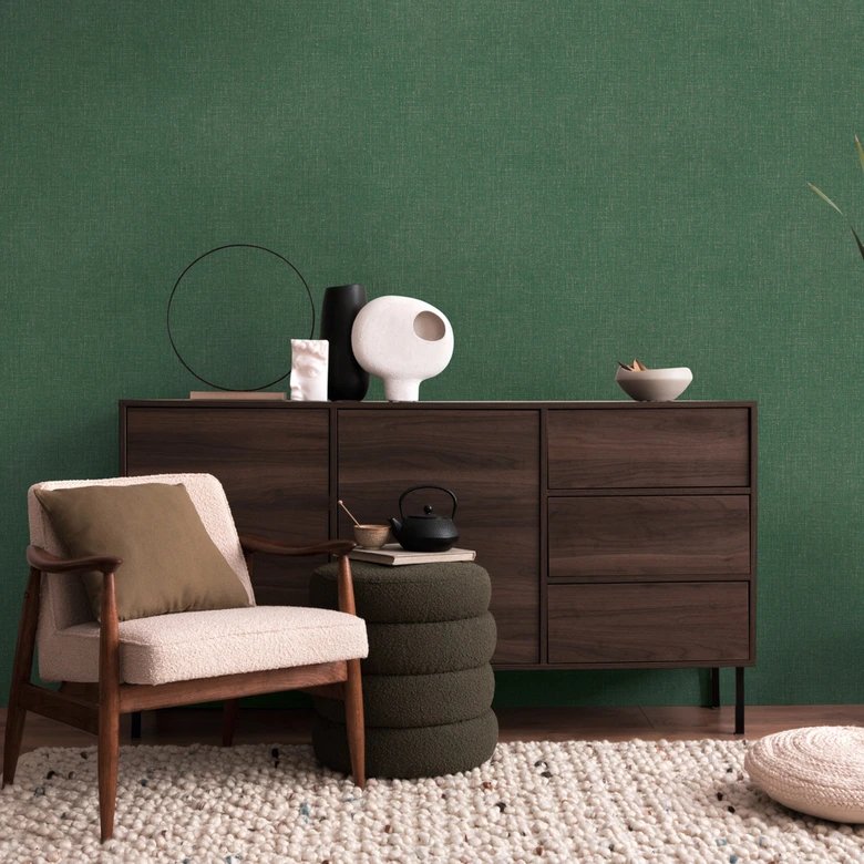 COSMOPOLITAN papier peint vert émeraude - papier peint intissé moderne pour salon 