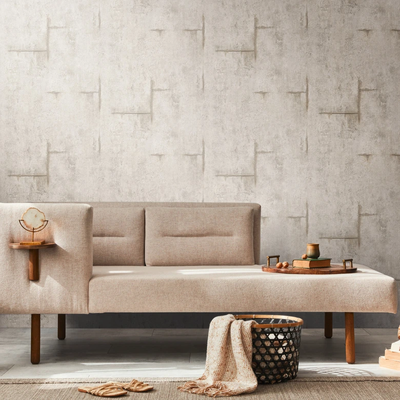 COSMOPOLITAN Papier peint intissé gris imitation béton - Urban Loft Industrial Vintage papier peint 