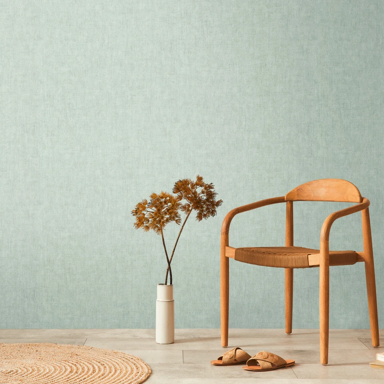 COSMOPOLITAN Uni Tapete Hellgrün Mint - Vliestapete Schlafzimmer Wohnzimmer 
