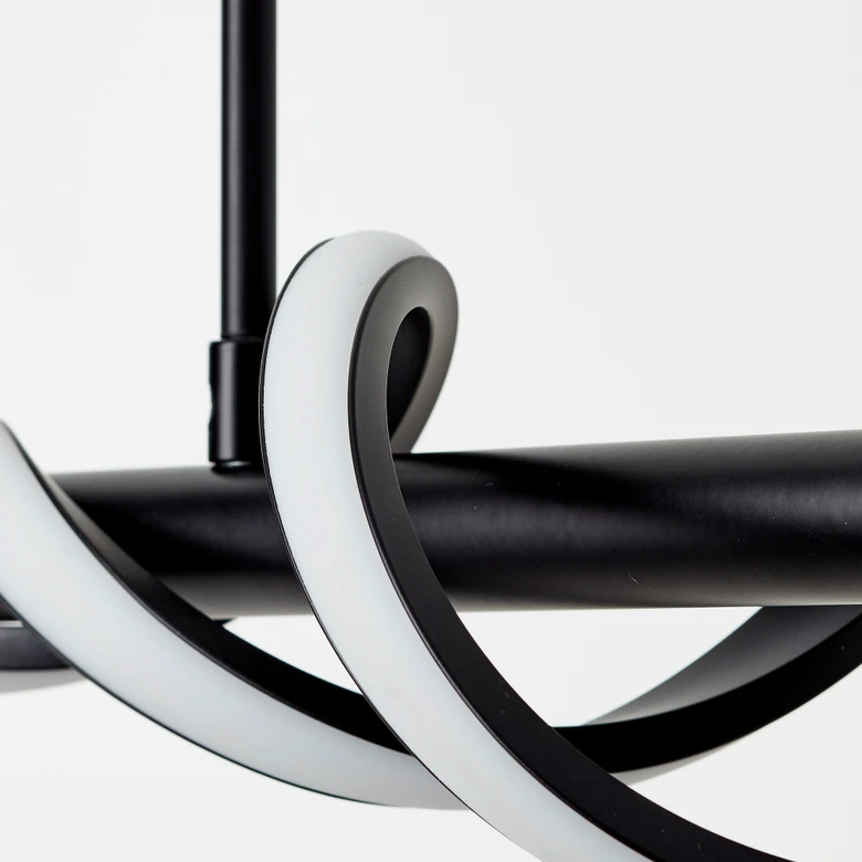 Pendelleuchte Alexander, schwarz, 150 x 95,5 cm, Pendellampe 
