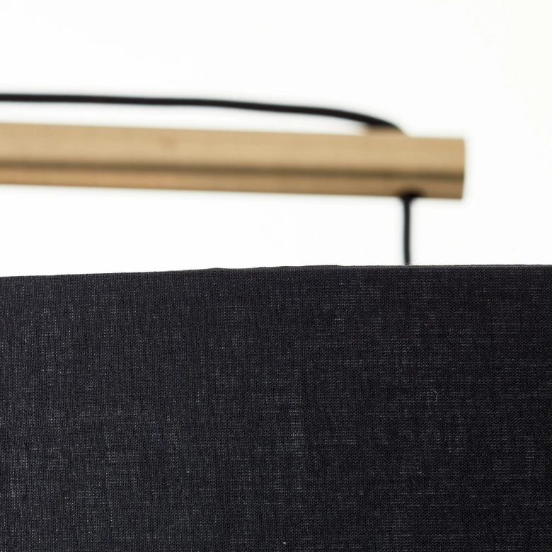 Bogenstandleuchte Alisa, gold, 192,5 x 160 cm, Textil Lampe 