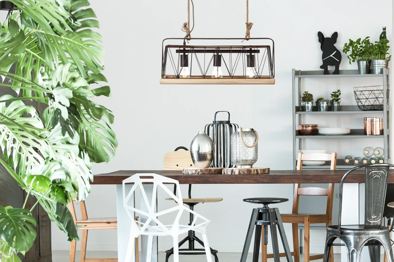 Pendelleuchte Lorenz, braun, 110 x 59 cm, Holz Pendelleuchte 