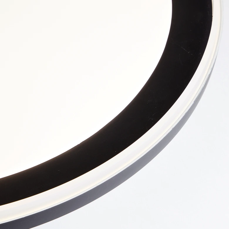 Deckenleuchte Malia, schwarz, 9 x 55 cm, Metall Led-deckenleuchte, dimmbar 