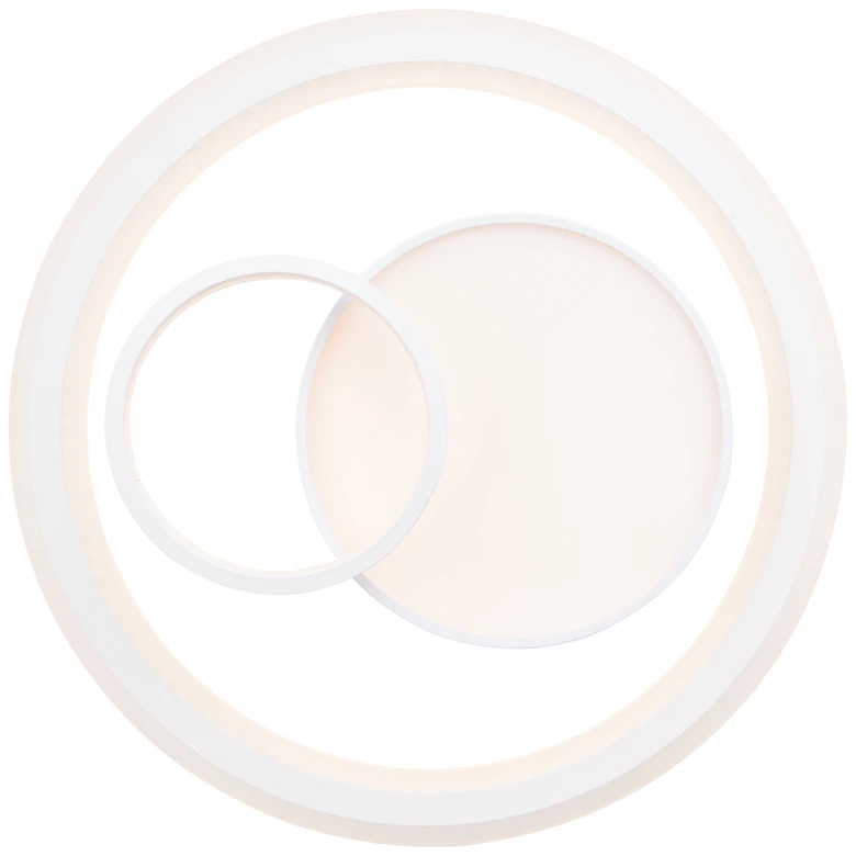 Deckenleuchte Nathan, weiß, 10,5 x 40 cm, Metall Innenleuchte 