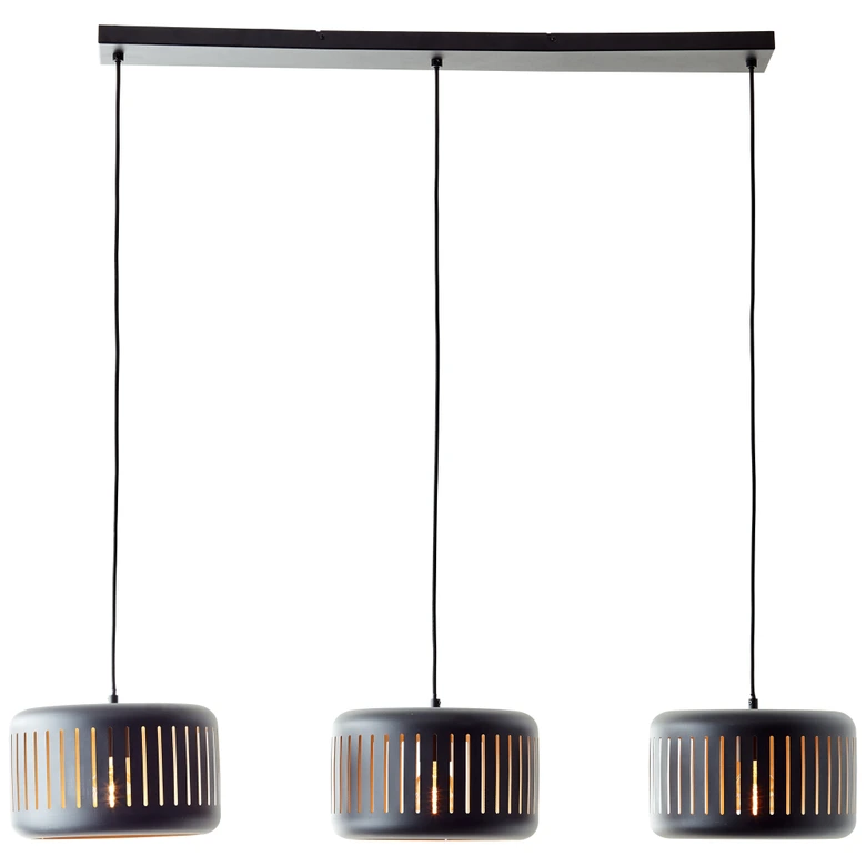 Pendelleuchte Silvio, gold, 120 x 110 cm, Metall Pendellampe, dimmbar 