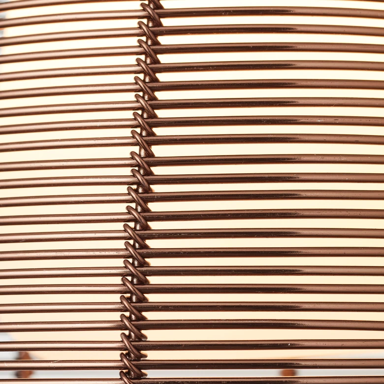 Pendelleuchte Thore, kupfer, 120 x 85 cm, Metall 3-flammig 