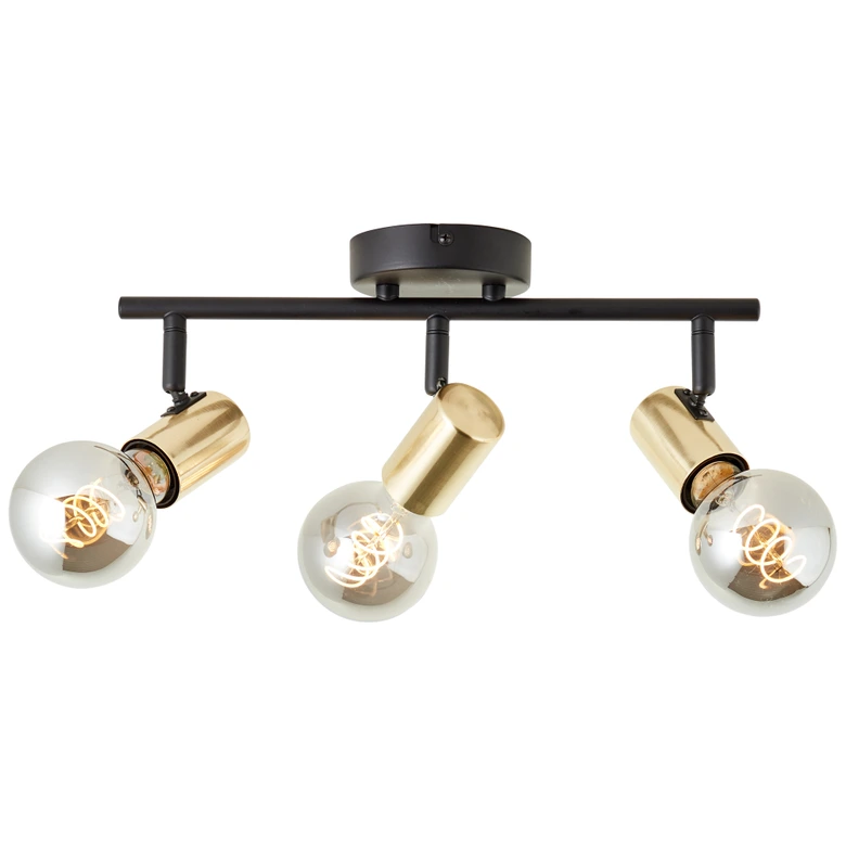 Deckenleuchte Karl, gold, 35,5 x 14,5 cm, Metall Lampe 