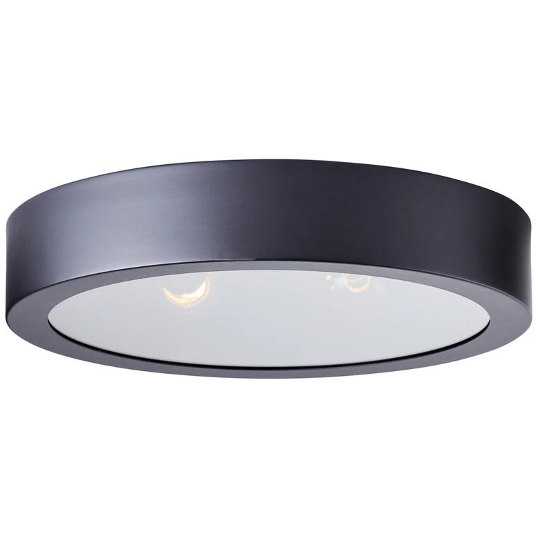 Deckenleuchte Miriam, schwarz, Ø 31 cm, Metall Moderne Deckenlampe 