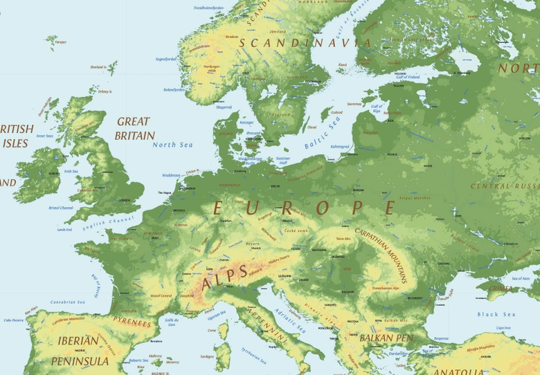 Wall Mural World Map 