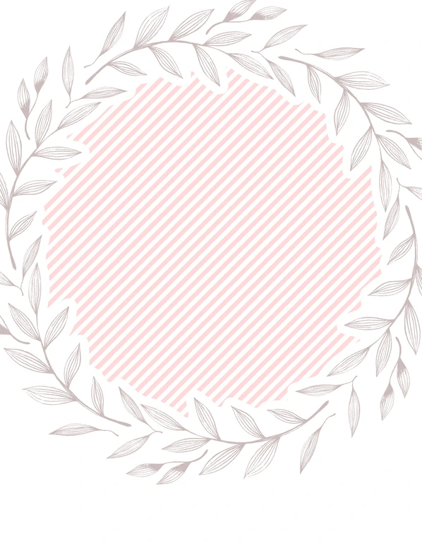 Fotorahmen Hochzeit Blätteroptik - personalisierbar 