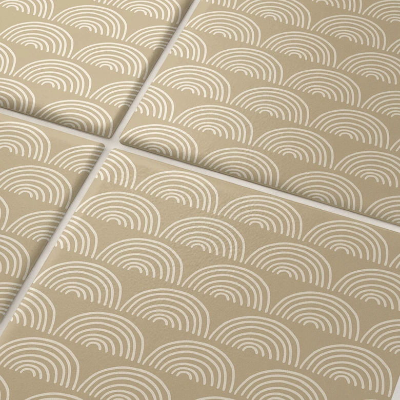 Boho Tile Sticker Set of 12 